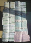 2015年部分发货物流托运单掠影(三)