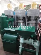 黑龙江绥化顾客订购的3台大豆榨油机全套设备已发出